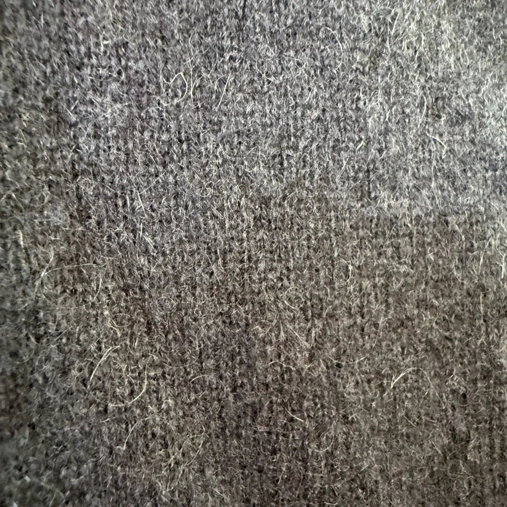 White + Warren 100% Cashmere Navy Button Front Cardigan Sweater